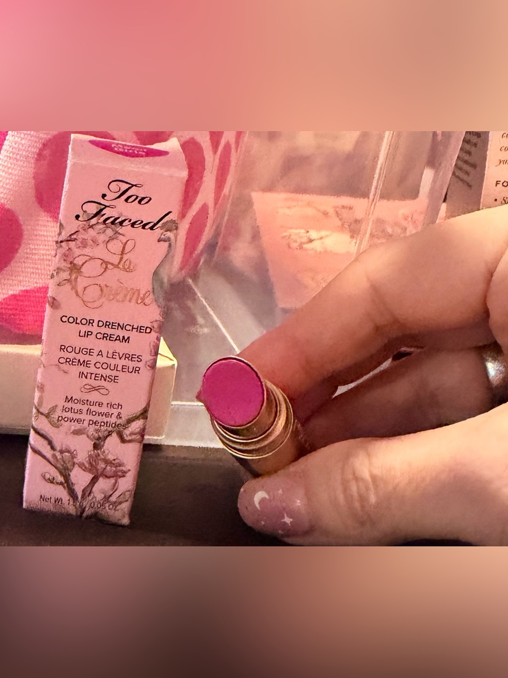 Too Faced Lipstick in the shade Mean Girls NIB M2